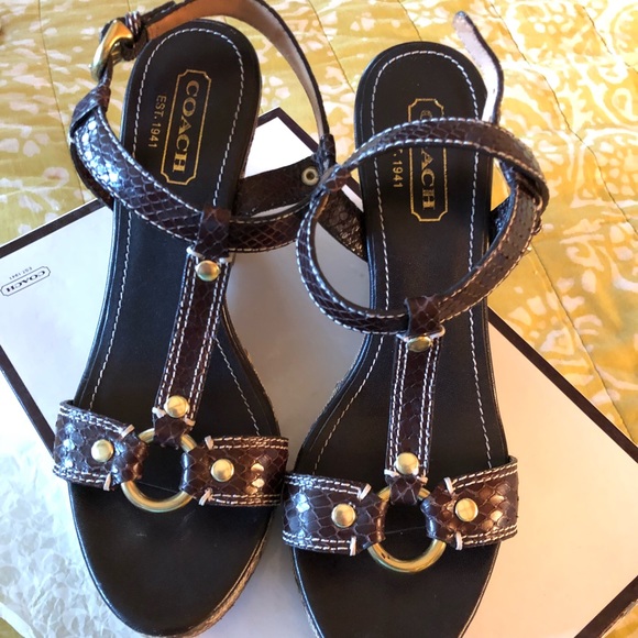 Coach Mary Alice Wedges - Picture 2 of 6